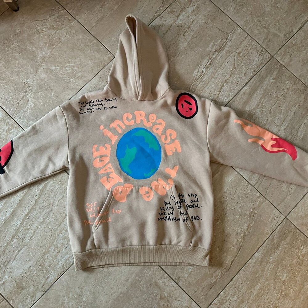 PACSUN HOODIE  THE  PEACE INCREASE  SIZE SMALL